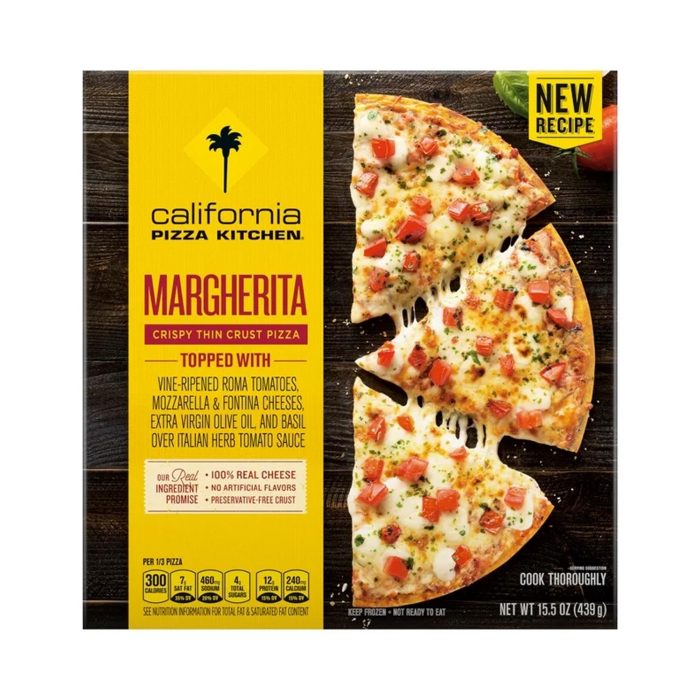 California Pizza Kitchen Margherita, Crispy Thin Crust Pizza, 15.5 oz (Frozen)