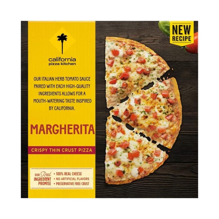 California Pizza Kitchen Margherita, Crispy Thin Crust Pizza, 15.5 oz (Frozen) - Image 2