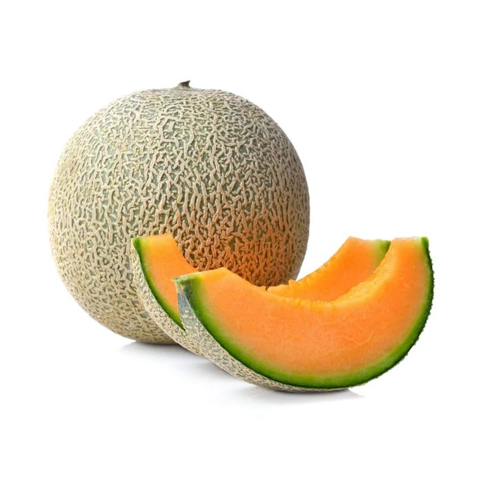 Cantaloupe Melon Fresh Organic Cut